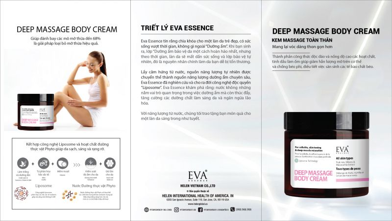 Kem massage body Eva Essence