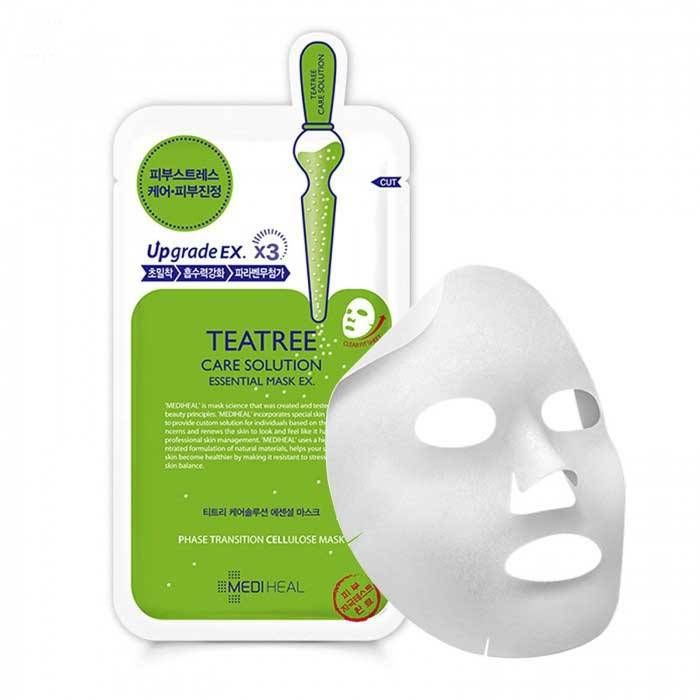 Mặt Nạ Tràm Trà Mediheal Teatree Healing Solution Essential Mask