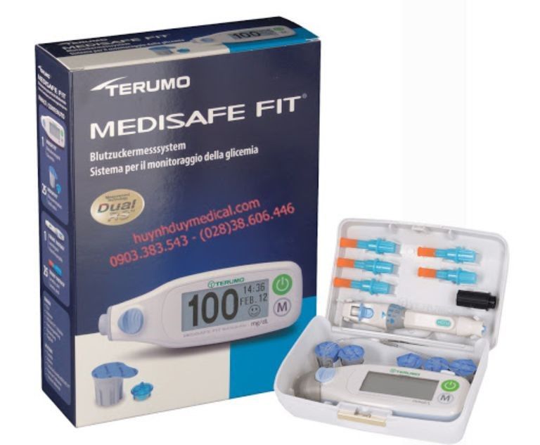 Máy đo đường huyết Terumo Medisafe Fit Máy đo đường huyết Terumo Medisafe Fit
