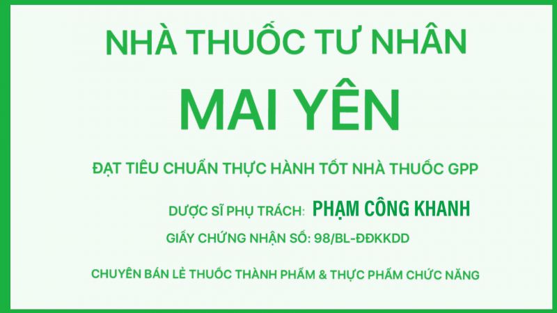 Nhà Thuốc Tư Nhân Mai Yên