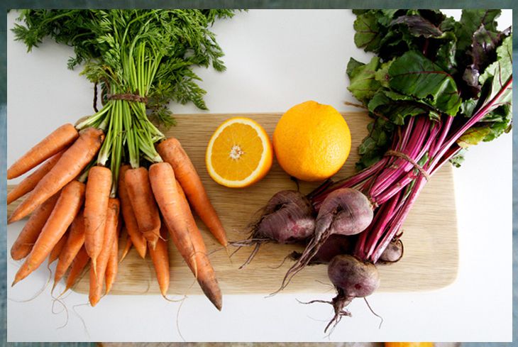 Nước ép Cam, Củ dền, Cà rốt