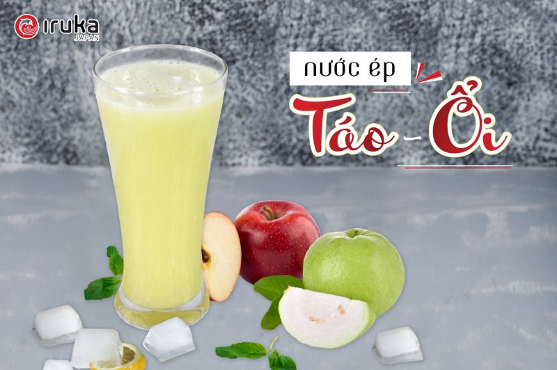 Nước ép ổi táo