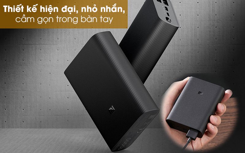 Pin sạc dự phòng Polymer 10.000mAh Type C Xiaomi Power Bank 3 Ultra Compact