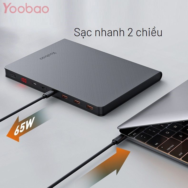 Pin sạc dự phòng Yoobao PD 65W 30000mAh PD30