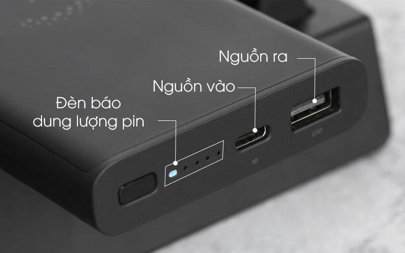 Pin sạc dự phòng không dây Polymer 10.000mAh Type C Xiaomi Mi Wireless Power Bank Essential
