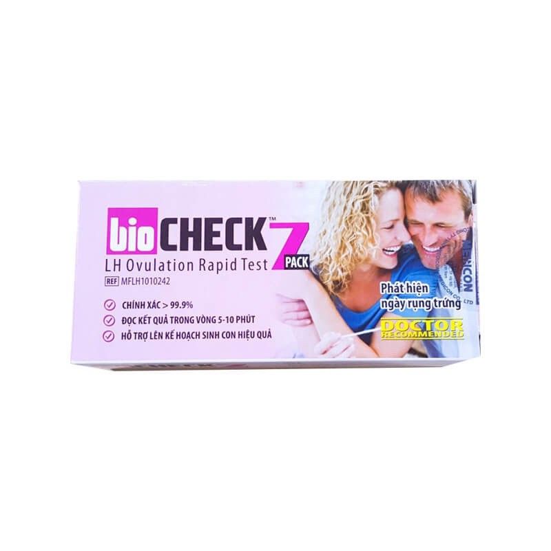 Que thử rụng trứng Biocheck