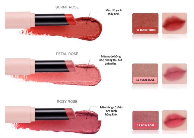 Son Thỏi Lì Mịn THEFACESHOP ROSY NUDE INK SHEER MATTE LIPSTICK 48G
