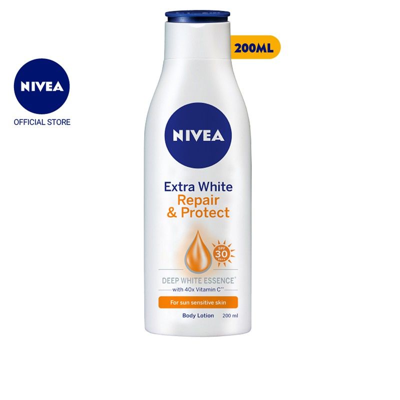 Sữa Dưỡng Thể Dưỡng Trắng Nivea Giúp Phục Hồi & Chống Nắng SPF 30 (200ml) - 88310