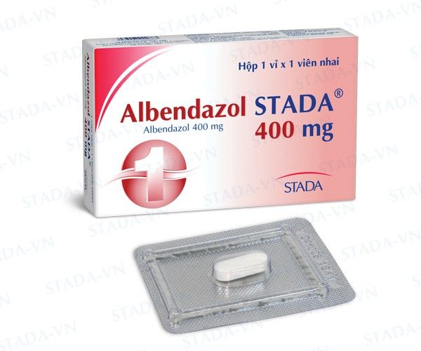 Thuốc Tẩy Giun Cho Bé Albendazol