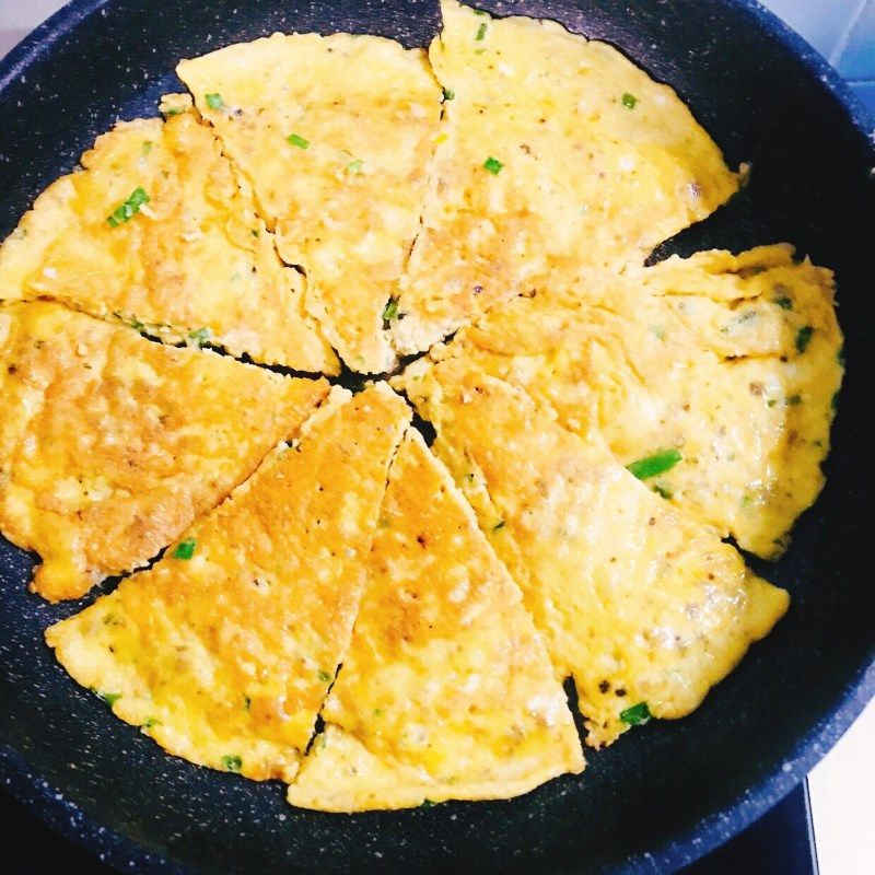 Trứng chiên thịt băm Trứng chiên thịt băm