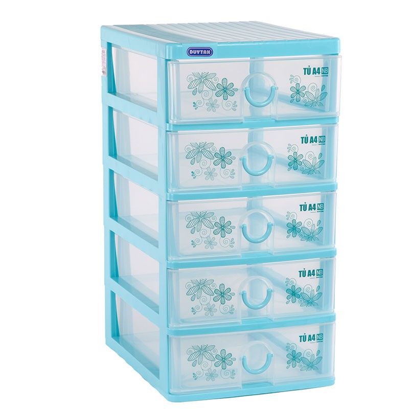 Tủ A4 Duy Tân 5 Ngăn - Nắp Bằng