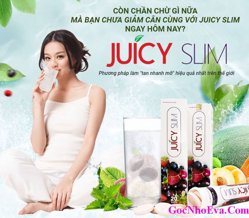 Viên sủi giảm cân Juicy Slim