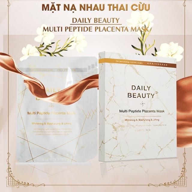 Mặt nạ nhau thai cừu Daily Beauty Hàn Quốc Multi Peptide Placenta Mask