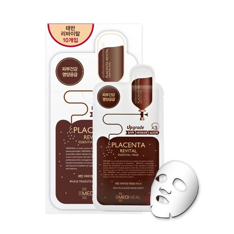 Mặt nạ nhau thai cừu Mediheal Placenta Revital Essential Mask EX