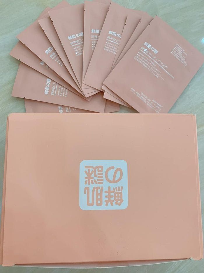 Mặt nạ nhau thai tế bào gốc Rwine Beauty Stem Cell Placenta Mask Nhật Bản