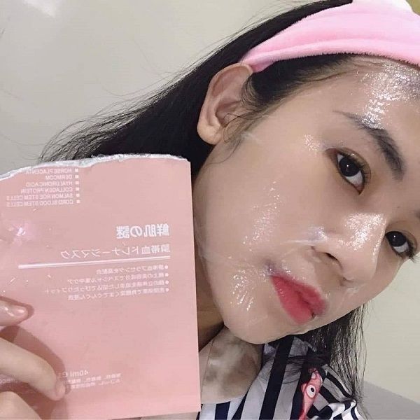 Mặt nạ nhau thai tế bào gốc Rwine Beauty Stem Cell Placenta Mask Nhật Bản