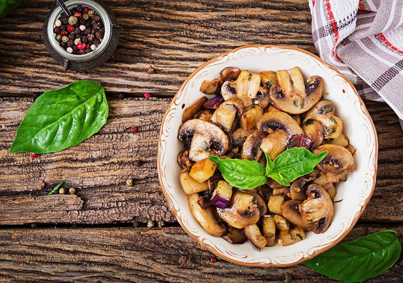 Nấm Mỡ xào chay