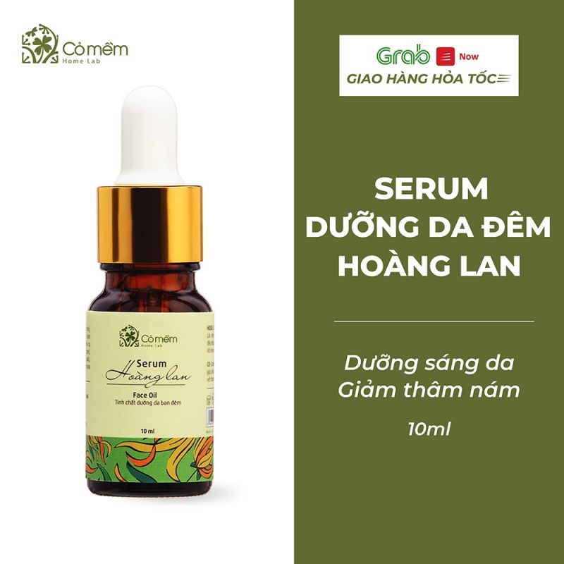 Serum Dưỡng Da Hoàng Lan Giảm Thâm Mụn Ngăn Ngừa Nám Da Cỏ Mềm 10ml