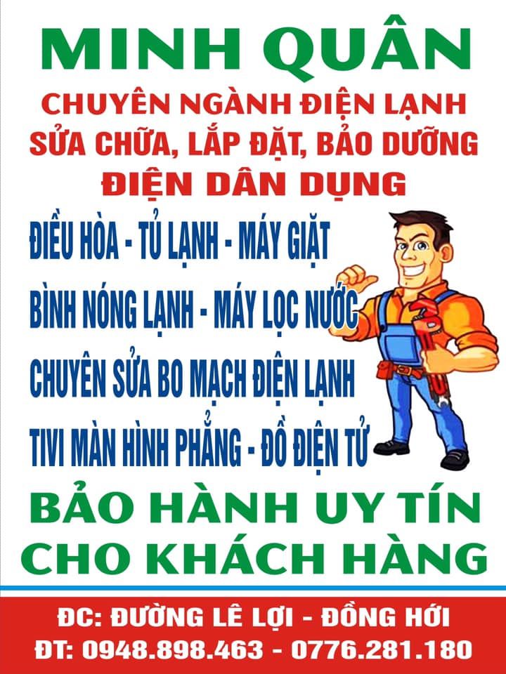 Sữa chữa điện lạnh, điện dân dụng Đồng Hới, Quảng Bình Sữa chữa điện lạnh, điện dân dụng Đồng Hới, Quảng Bình