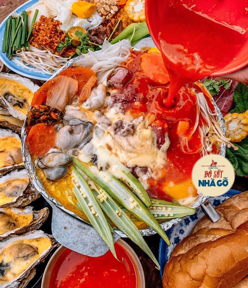 Bò Sốt Nhà Gỗ