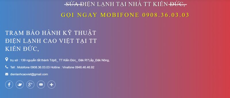 Điện lạnh Cao Việt