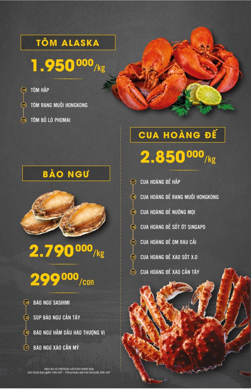 Hải sản Cua Bay