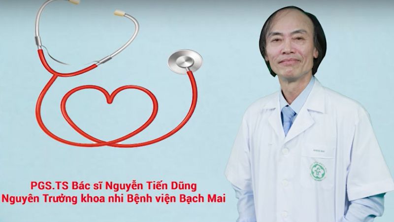Phòng khám của PGSTS Nguyễn Tiến Dũng – Nguyên Trưởng khoa Nhi của Bệnh viện Bạch Mai