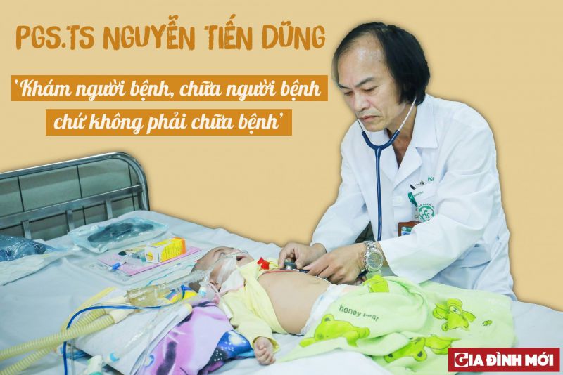 Phòng khám của PGSTS Nguyễn Tiến Dũng – Nguyên Trưởng khoa Nhi của Bệnh viện Bạch Mai