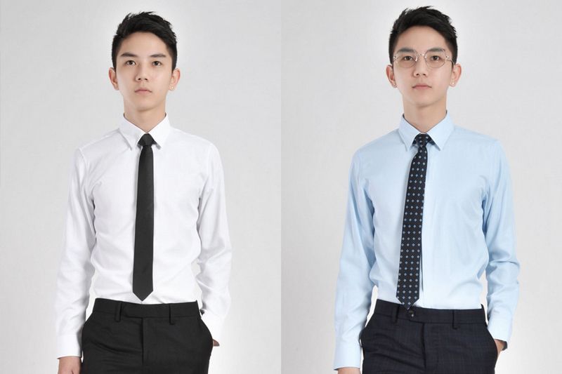 Sử dụng cà vạt bản nhỏ, tối màu