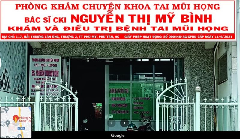 Phòng Khám Chuyên Khoa Tai Mũi Họng BS Mỹ Bình