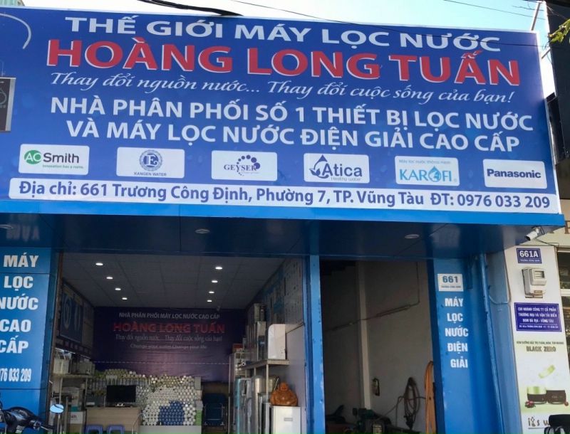 Hoàng Long Tuấn – Chuyên Kinh Doanh Máy Lọc Nước Uy Tín Vũng Tàu