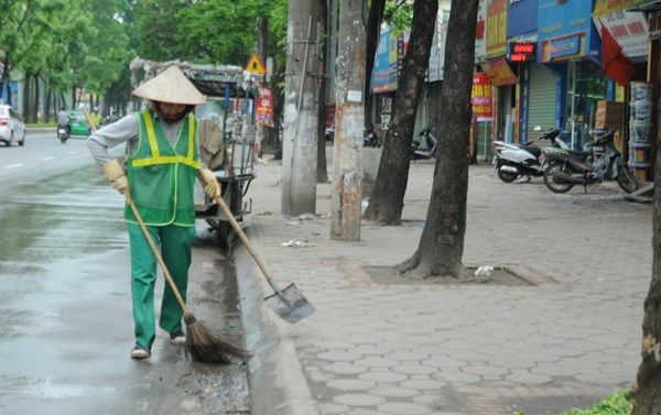 Bài văn tả một bác lao công đang làm việc số 10