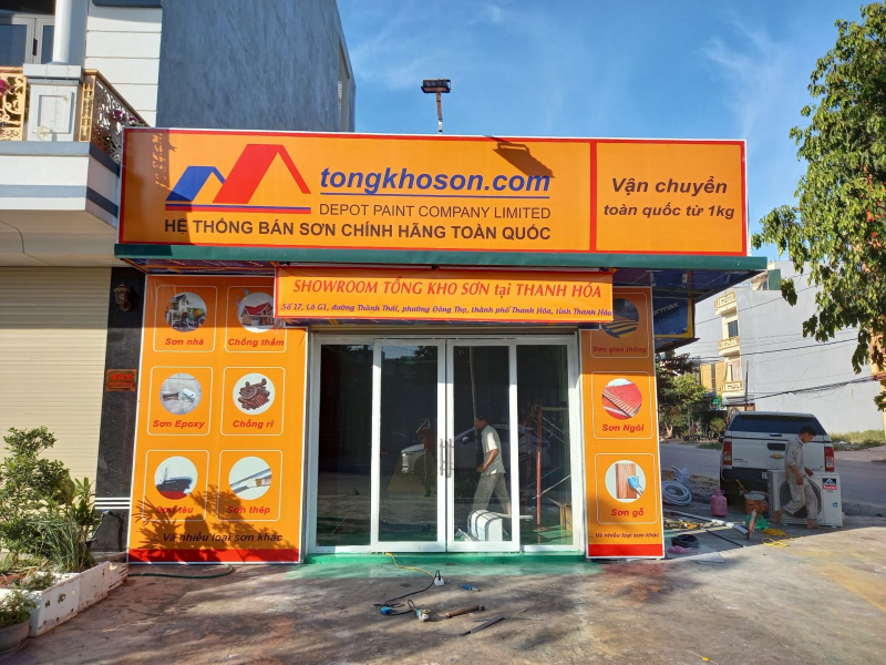 Tổng kho sơn Thanh Hoá Tổng kho sơn Thanh Hoá