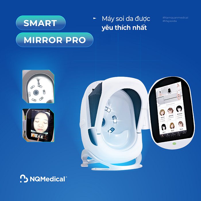 Smart Mirror Pro là dòng máy phân tích da được nhiều spa yêu thích nhất hiện nay