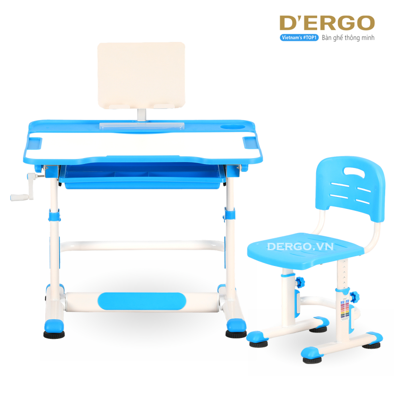 Bộ bàn học thông minh chống gù chống cận iSmart D8-Max