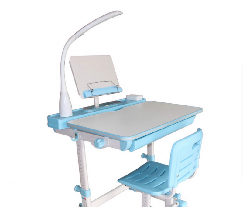 Bộ bàn học thông minh chống gù lưng Kachi MK102 – Màu xanh