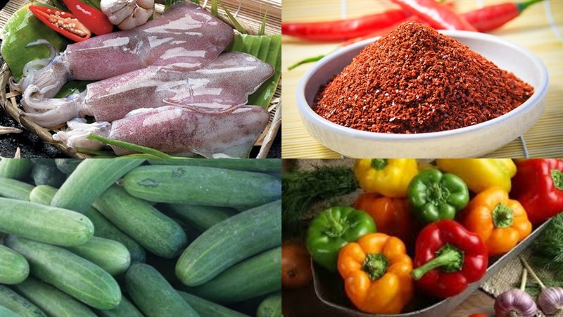 Salad mực Hàn Quốc