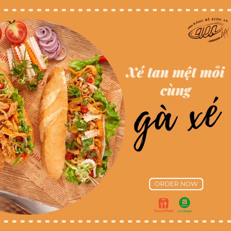 Bánh mì Giòn A4 Bánh mì Giòn A4