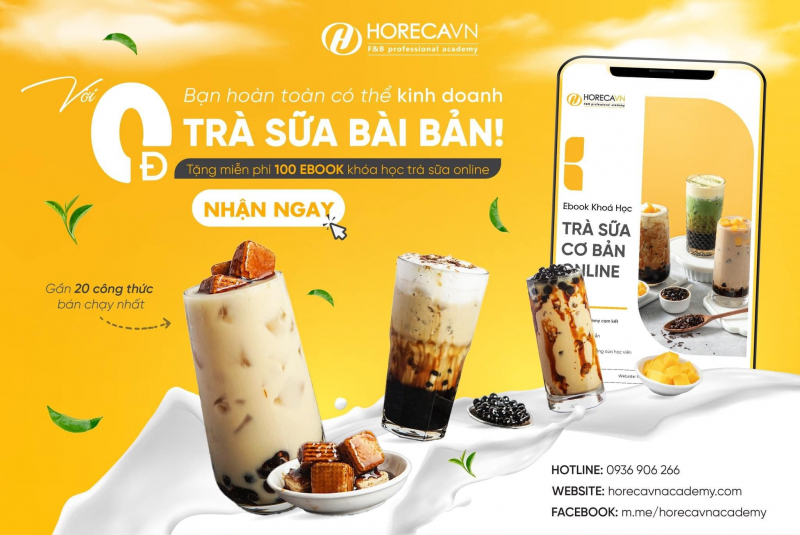 Đào tạo pha chế chuyên sâu Horecavn
