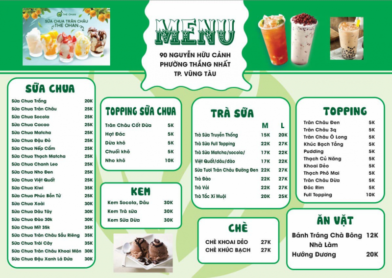 Sữa Chua Trân Châu The Ohan Sữa Chua Trân Châu The Ohan