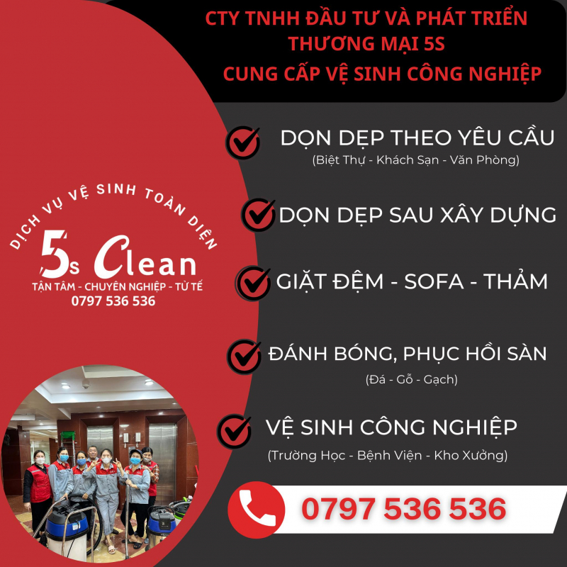 Vệ Sinh Công Nghiệp Thanh Hoá - 5S CLEAN
