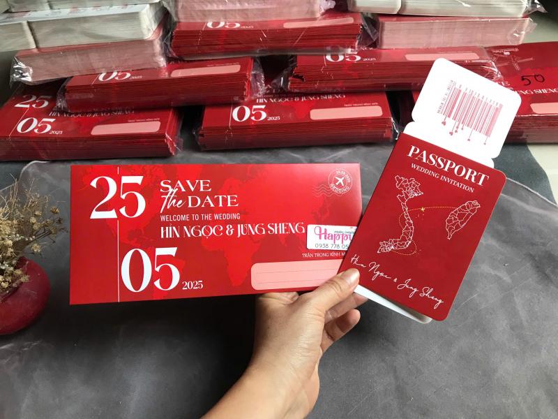 Thiệp cưới Happy