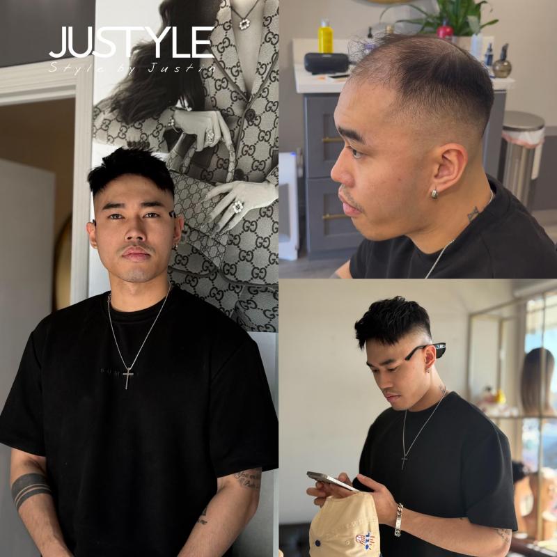 Tóc giả nam Justyle