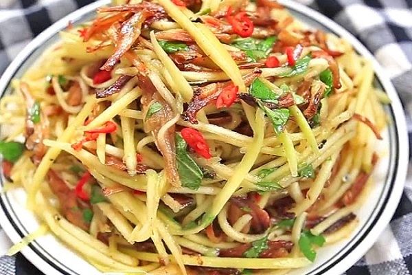Gỏi xoài cá cơm Gỏi xoài cá cơm