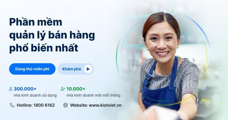 Phần mềm quản lý bán hàng KiotViet