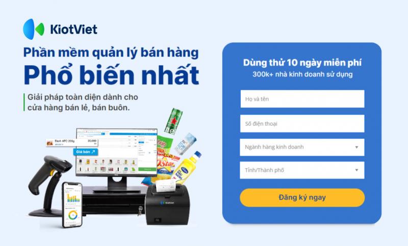 Phần mềm quản lý bán hàng KiotViet