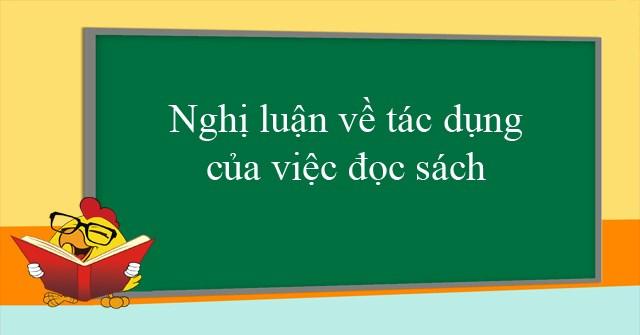 Bài văn nghị luận xã hội về ý nghĩa của việc đọc sách số 9
