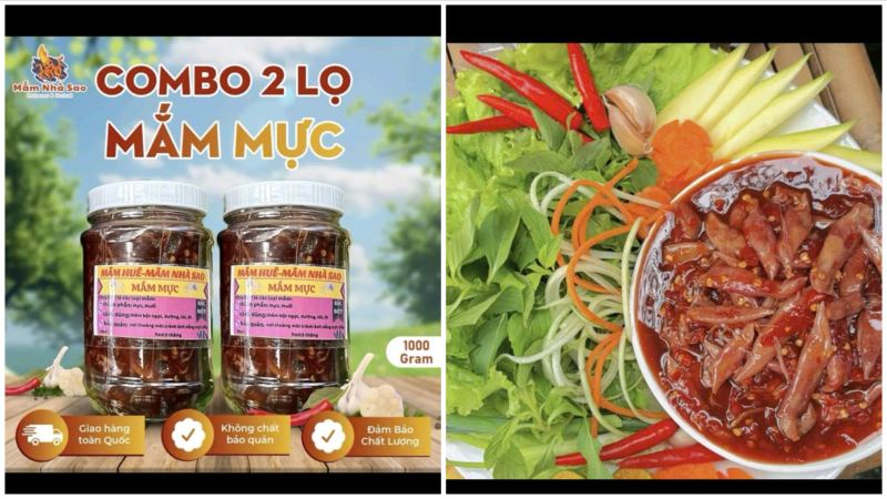 Mắm Mực- Mắm Nhà Sao